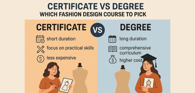 Certificate vs Degree: Which Fashion Design Course to Pick?