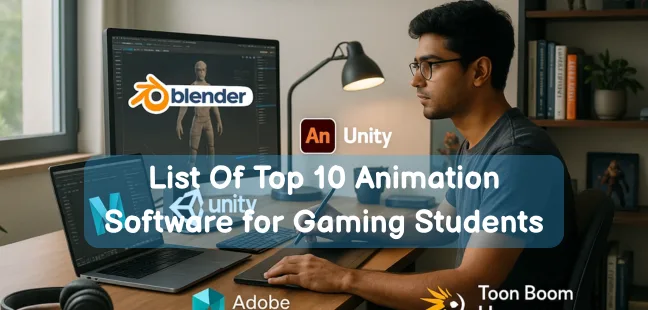 List Of Top 10 Animation Software for Gaming Students