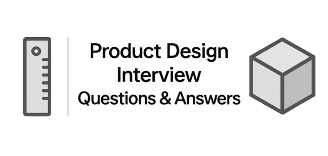 Product Design Interview Questions and Answers